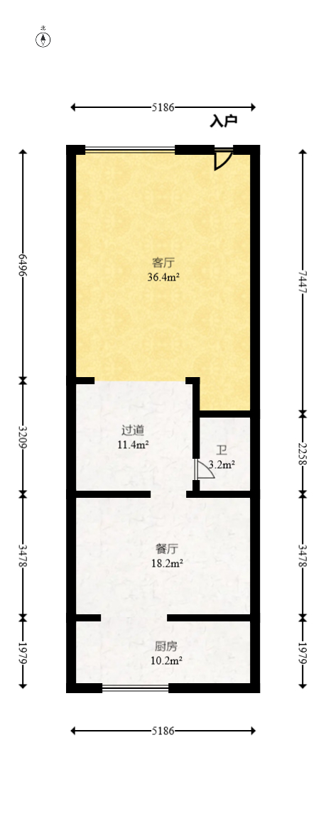 奥克斯缔壹城 5室3厅4卫 365.0万 奥克斯缔壹城 5室3厅4卫 365.0万户型图
