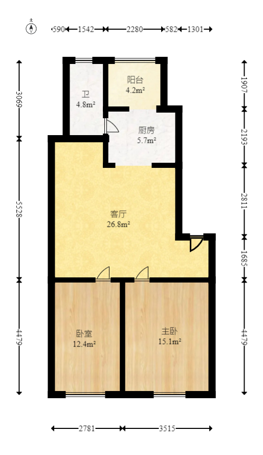湘绣城  2室2厅1卫    25.0万 湘绣城  2室2厅1卫    25.0万户型图