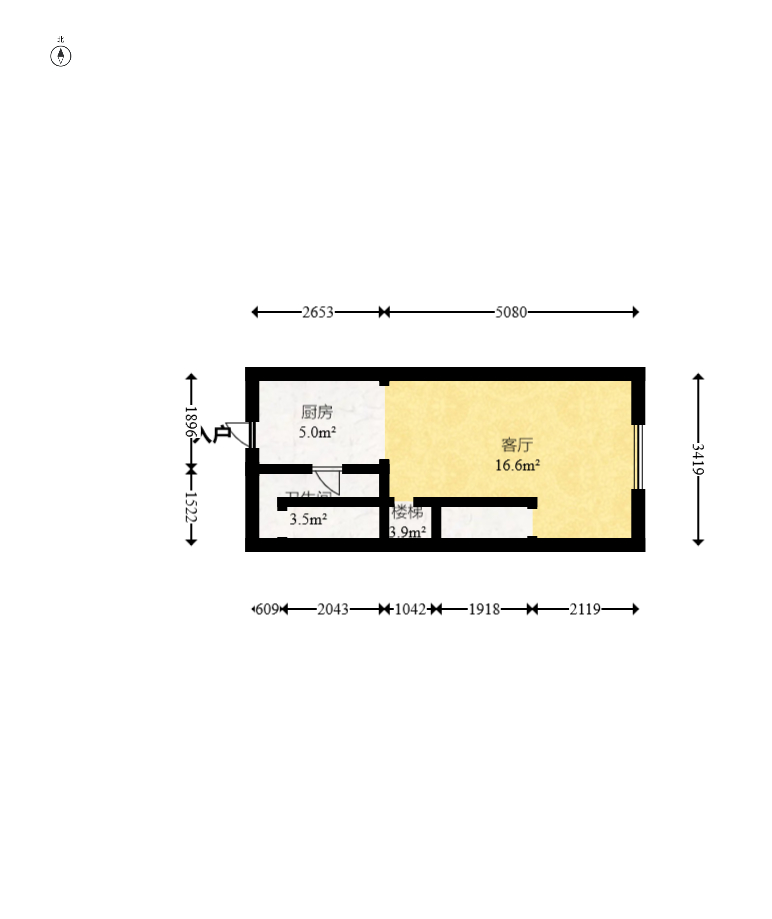 华远海蓝郡  2室1厅1卫    25.0万 华远海蓝郡  2室1厅1卫    25.0万户型图