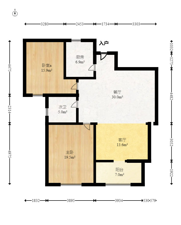 澳海澜庭  2室2厅1卫    47.0万