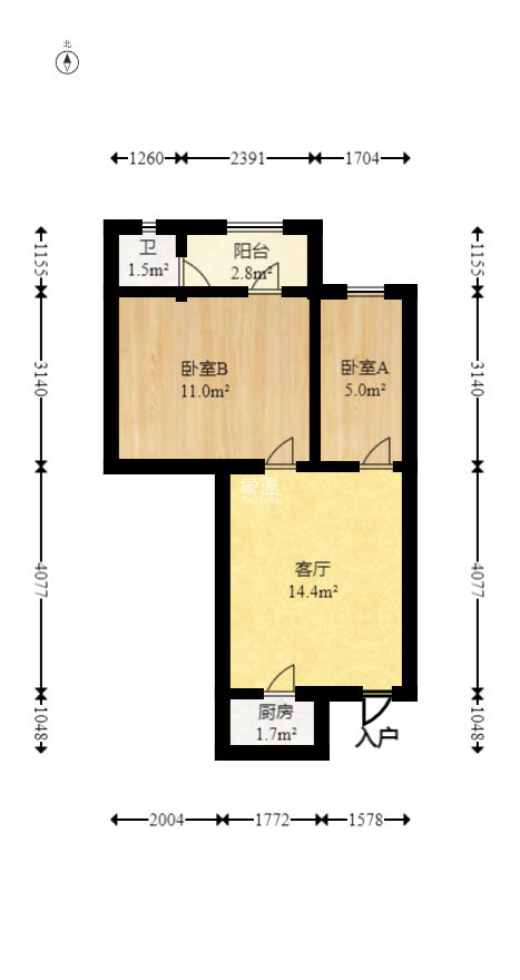 东风二村社区绸厂宿舍  2室1厅0卫    23.0万