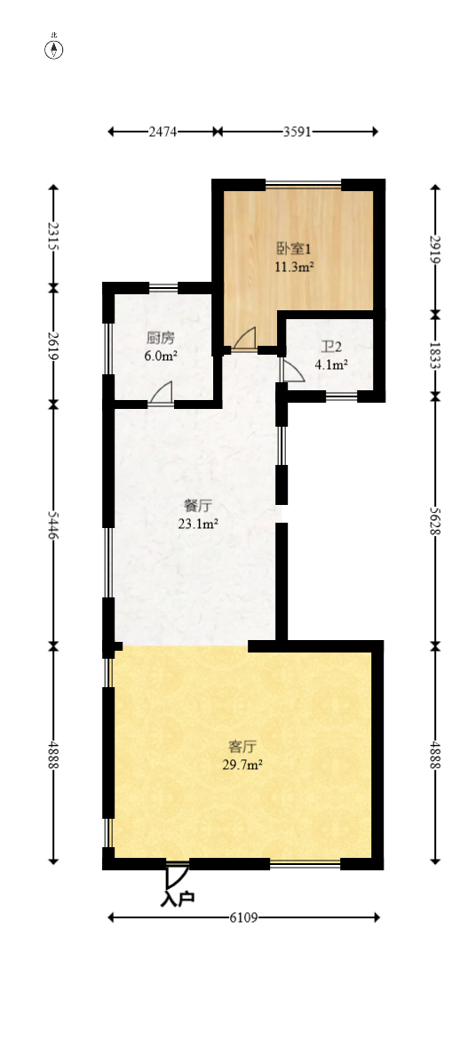明昇壹城（明昇时代广场）一期  5室3厅4卫   850.00万室内图1
