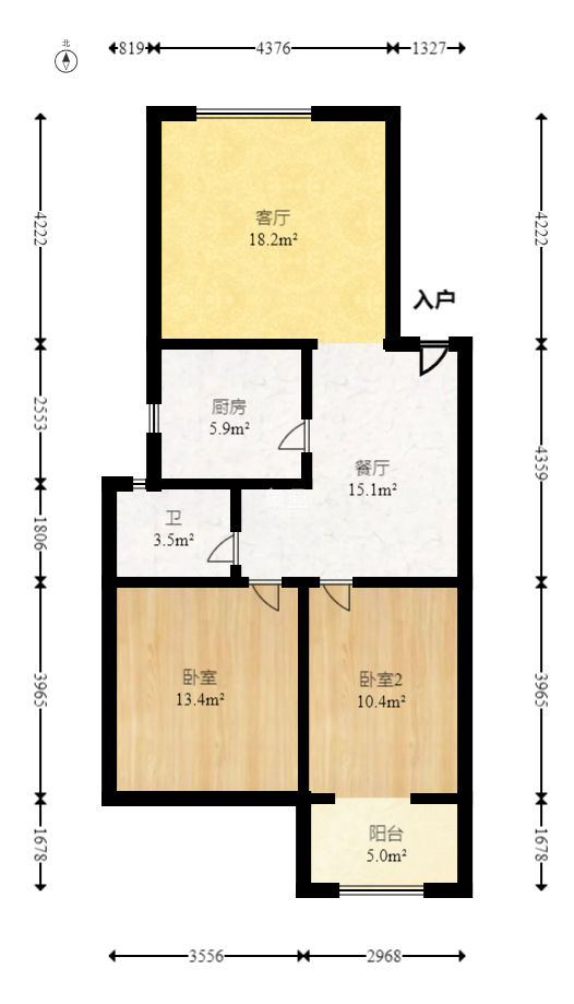 金峰小区南院  2室2厅1卫   57.00万
