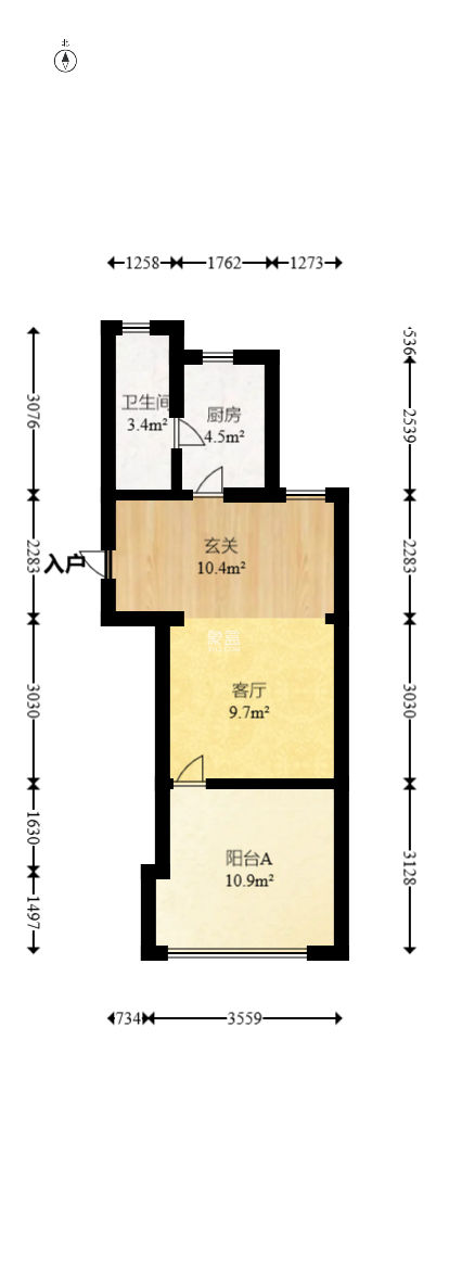 红旗社区  2室1厅1卫   35.00万