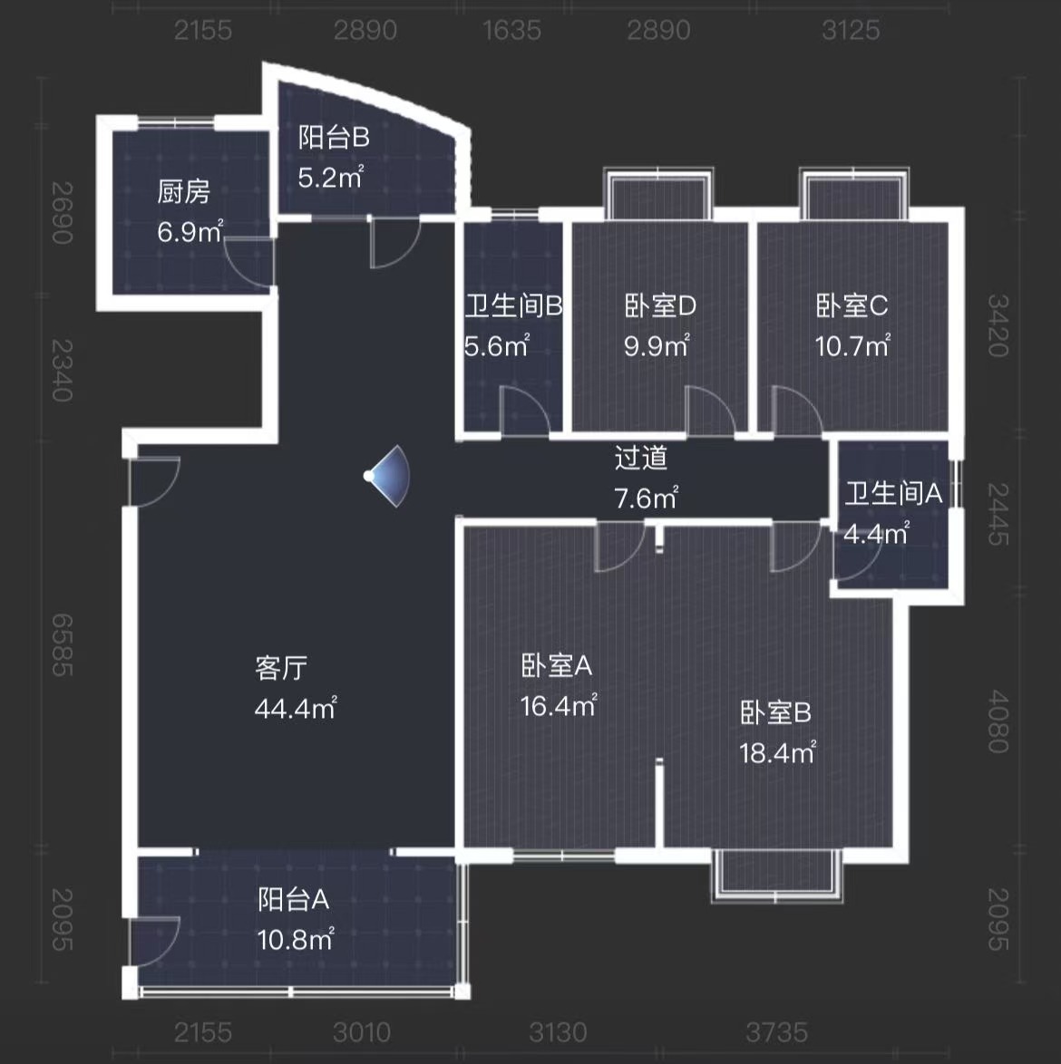 地税新村  4室2厅2卫   68.00万室内图1