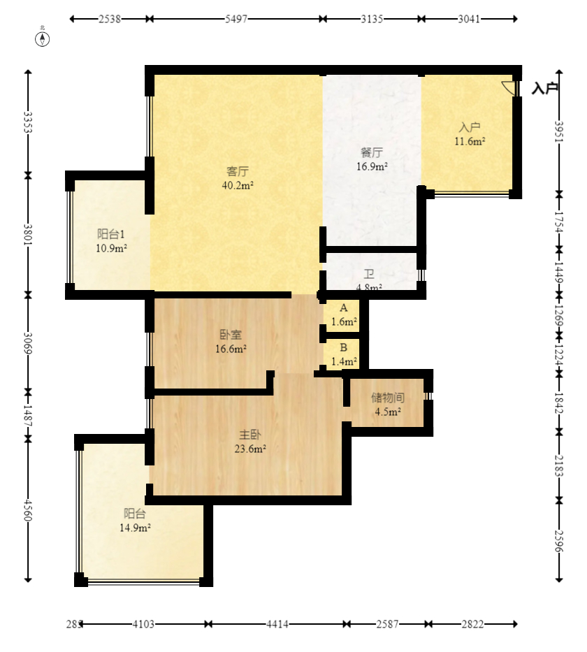 潮宗御苑  3室2厅2卫    225.0万 潮宗御苑  3室2厅2卫    225.0万户型图