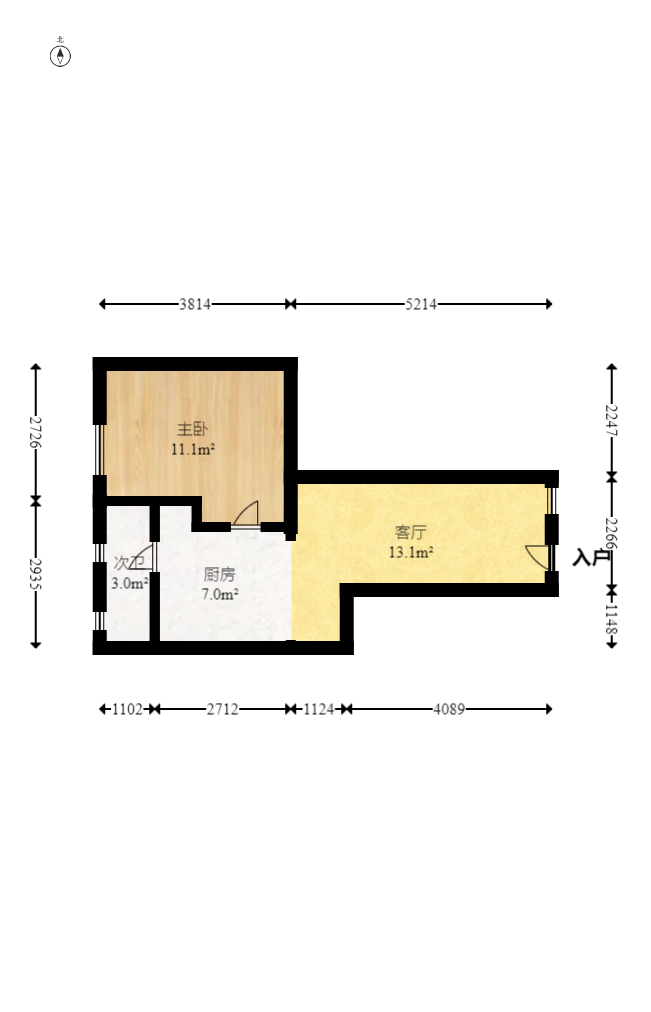 西城别院  2室1厅1卫   83.00万室内图1