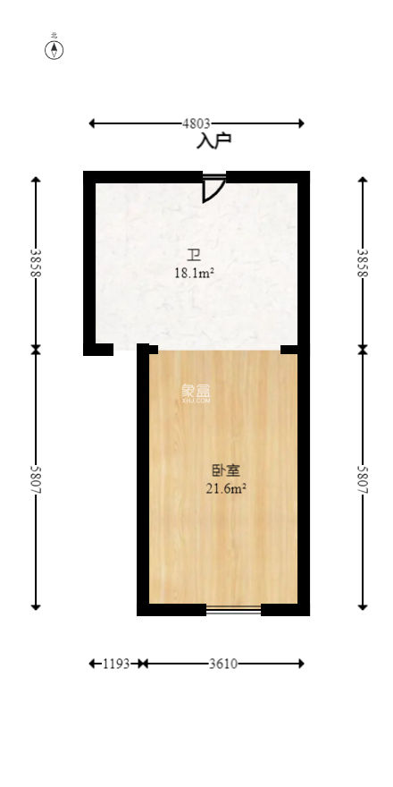 华润置地中心  1室1厅1卫   42.00万