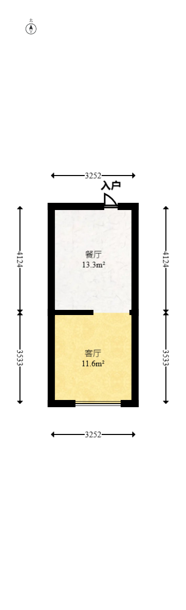 新城悦隽公园  2室1厅1卫    19.99万室内图1
