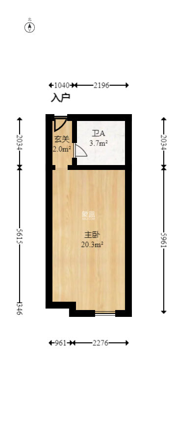 新天地（溫馨家園）新長江賓館  1室1廳1衛(wèi)   30.00萬