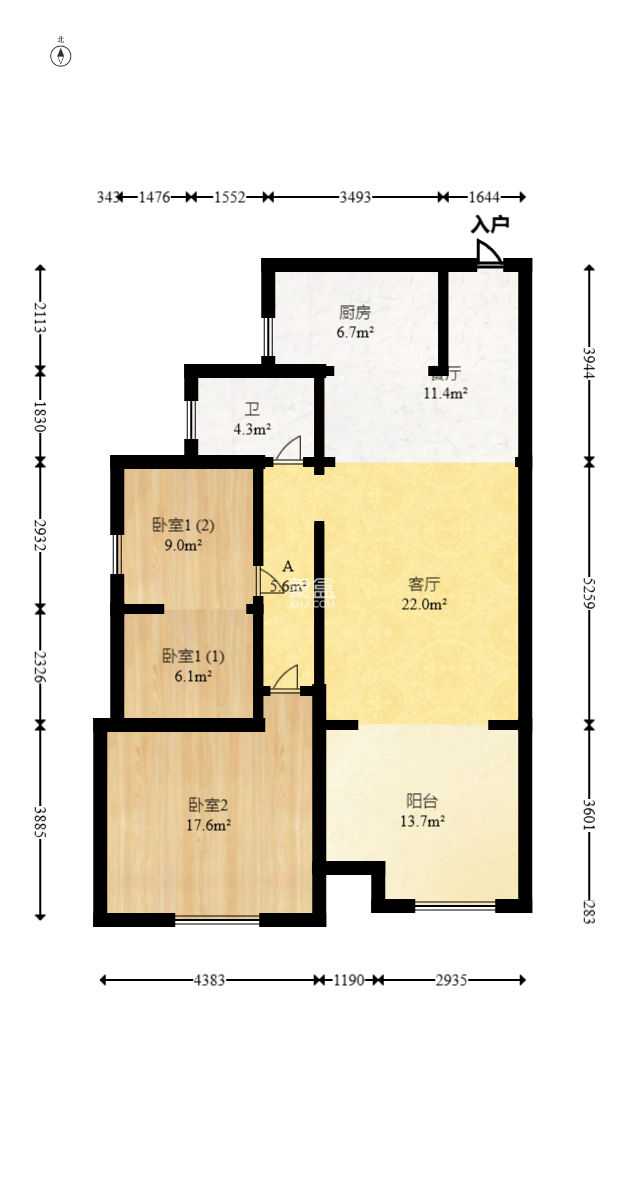 万博汇  3室1厅1卫    144.8万
