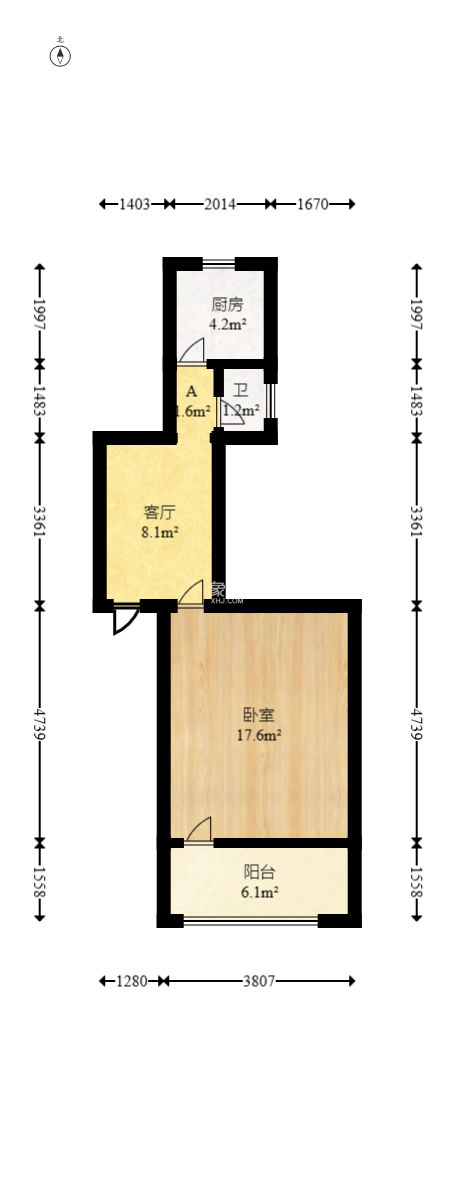 红花坡社区  1室1厅1卫   28.80万