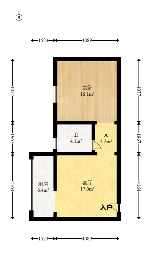 筑梦园  1室2厅1卫    35.0万 筑梦园  1室2厅1卫    35.0万户型图