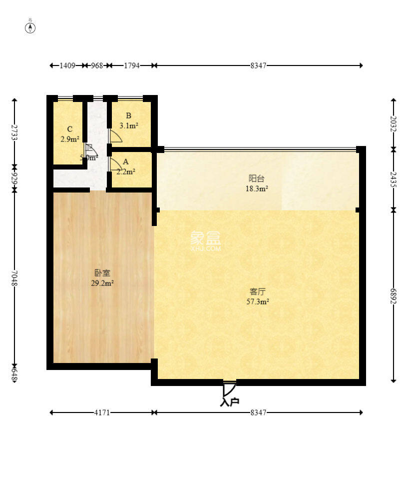 楚天家园  4室2厅2卫   45.00万