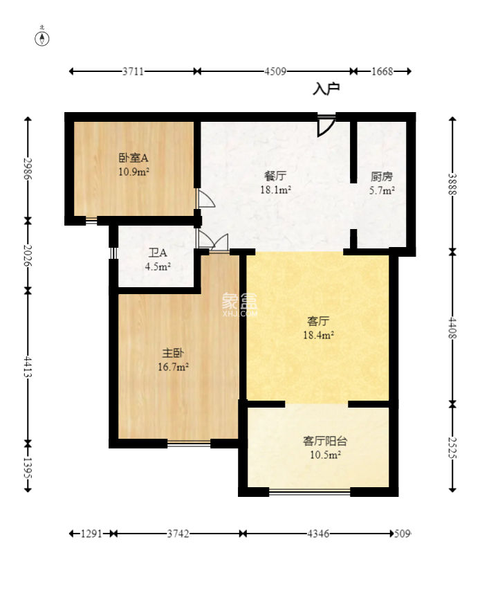 滨江金座  2室1厅1卫   98.00万
