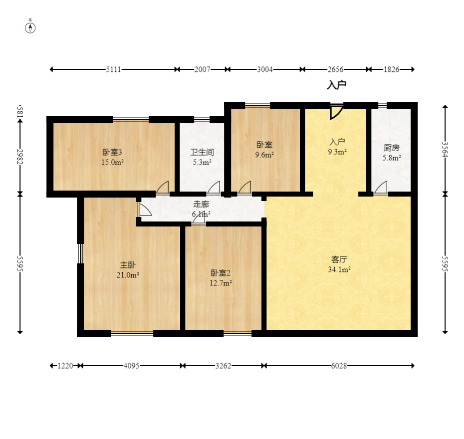 康桥长郡  4室2厅2卫    88.9万 康桥长郡  4室2厅2卫    88.9万户型图