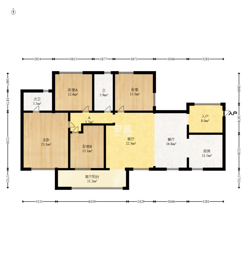 华润凤凰城二期  4室2厅2卫    116.88万