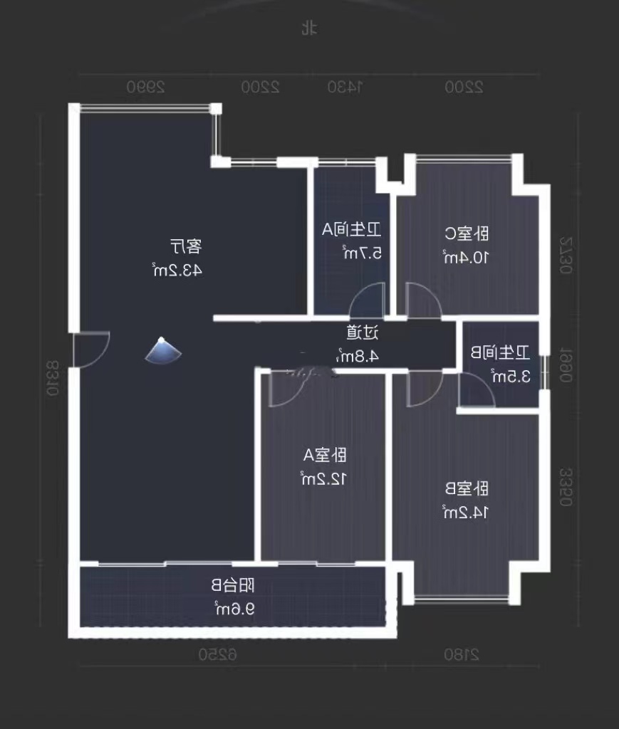 高科常春藤 4室2厅2卫 69.0万 高科常春藤 4室2厅2卫 69.0万室内图