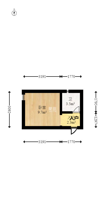 华银园  1室1厅1卫   15.00万