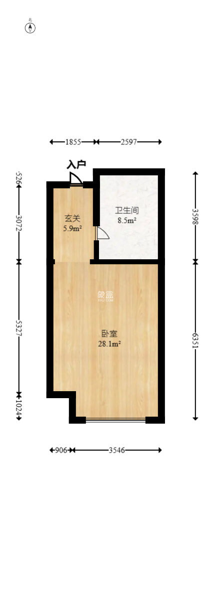 天元涉外景园B区  1室1厅1卫   32.00万