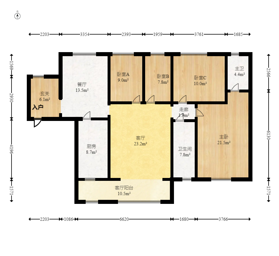鑫远悦城(鑫远悦时代)  4室2厅2卫    116.0万 鑫远悦城(鑫远悦时代)  4室2厅2卫    116.0万户型图