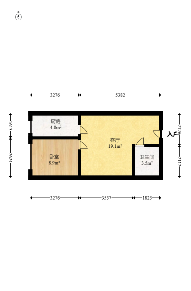 方略90公馆 1室1厅1卫 21.8万 方略90公馆 1室1厅1卫 21.8万户型图