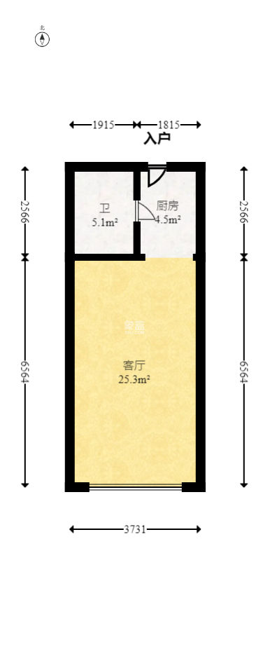 保利麓谷林语I区  1室1厅1卫   32.00万