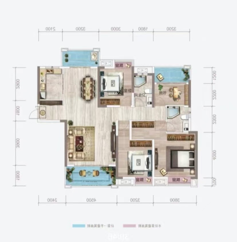 华晨神农府 4室2厅2卫 88.5万 华晨神农府 4室2厅2卫 88.5万室内图