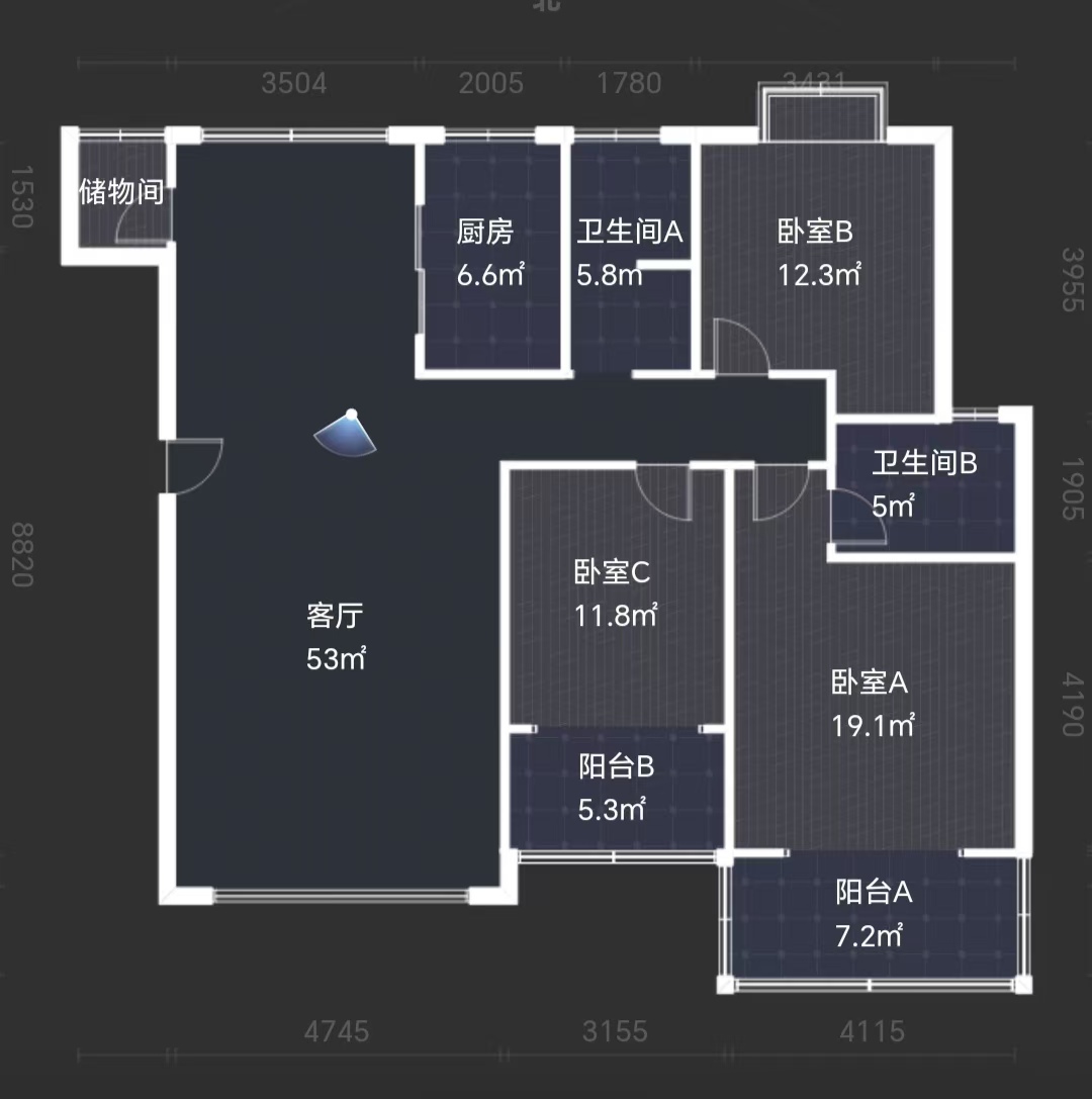 楚天花园 3室2厅2卫 39.0万 楚天花园 3室2厅2卫 39.0万室内图