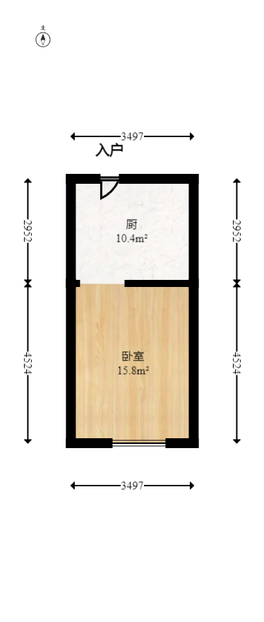 正荣梅溪紫阙台  1室0厅0卫   38.80万室内图1