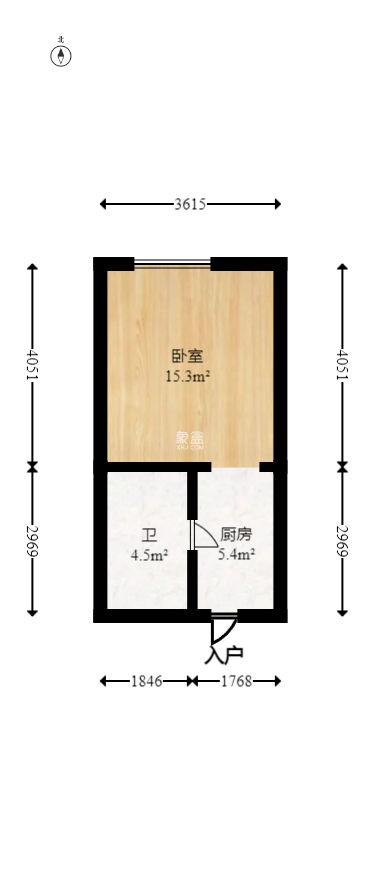 新城和樾（新城和樾公馆）  1室0厅1卫   23.00万