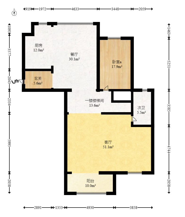 阳光城联利悦澜府  4室2厅2卫    140.0万 阳光城联利悦澜府  4室2厅2卫    140.0万户型图