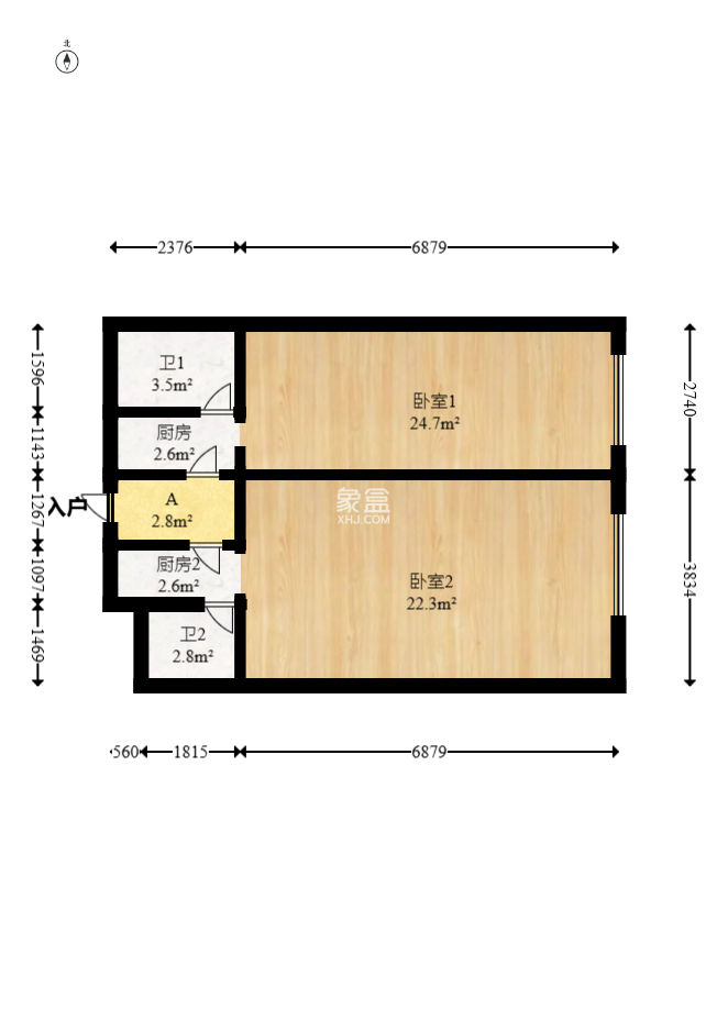 才子嘉都  2室1厅1卫   42.00万