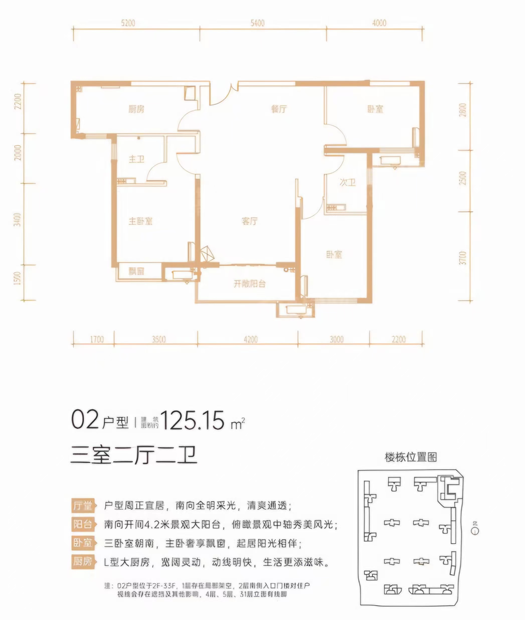 中建玥熙台  3室2厅2卫   66.00万