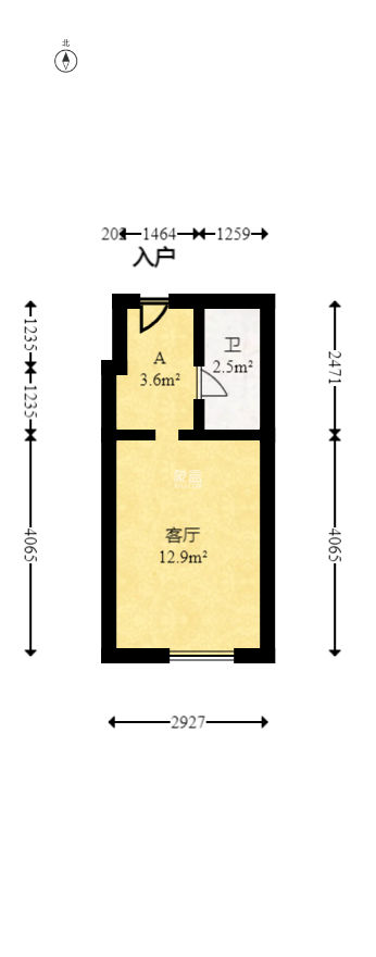 新城悦隽公园  1室0厅0卫   22.00万