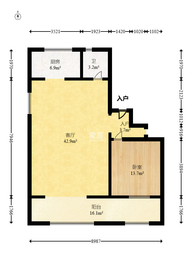 碧桂园翘楚棠  4室2厅2卫   249.90万
