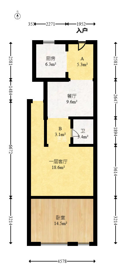 橘郡礼顿山  3室2厅2卫   59.80万