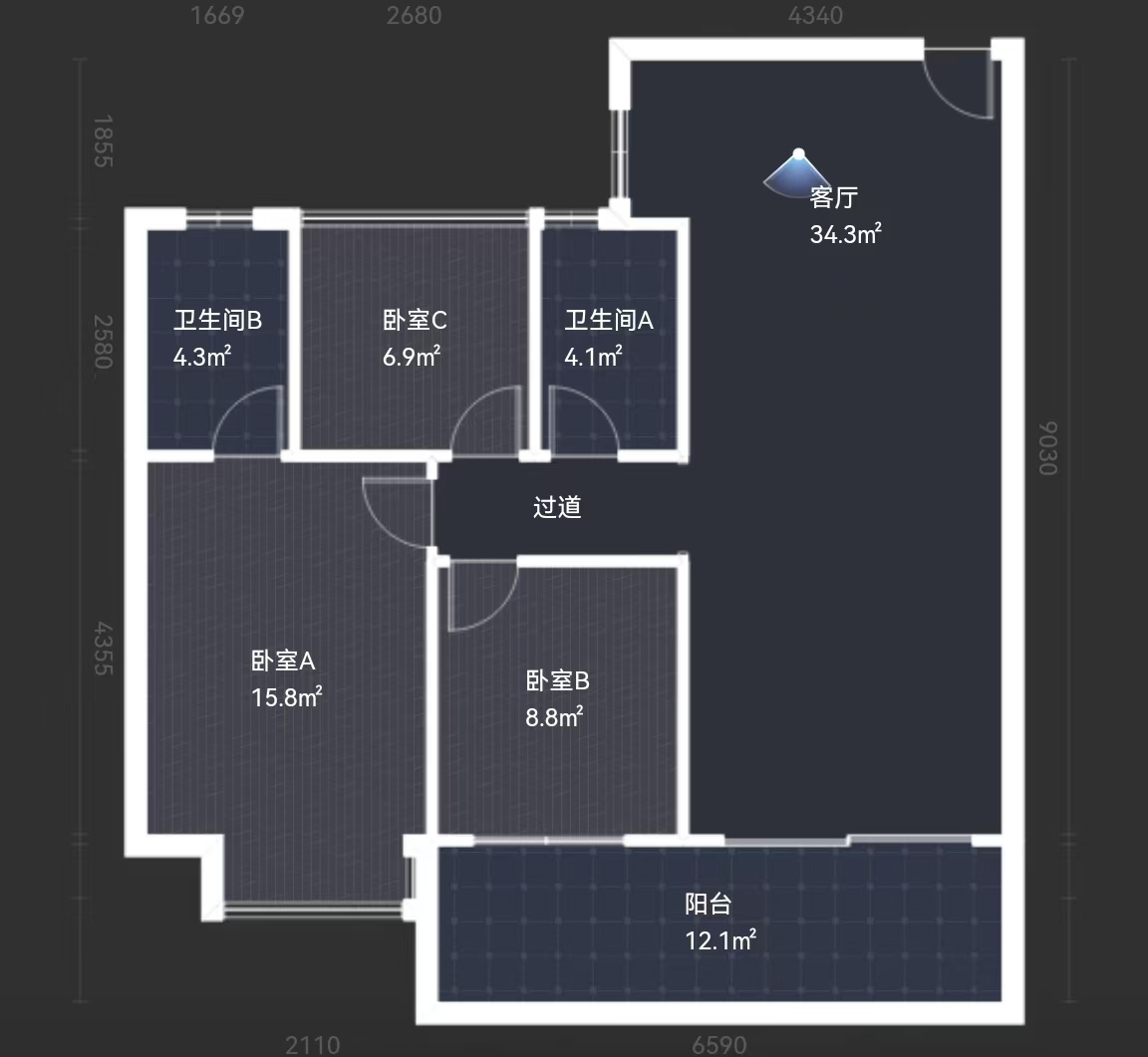 春藤小镇  3室2厅2卫   69.80万