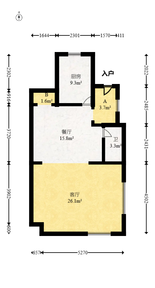 碧桂园威尼斯城  5室2厅2卫   487.00万室内图1