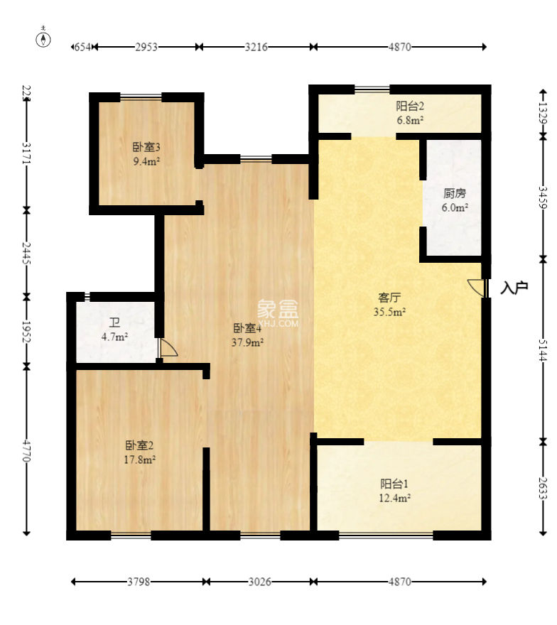 中交建发松雅院  4室2厅1卫   174.80万