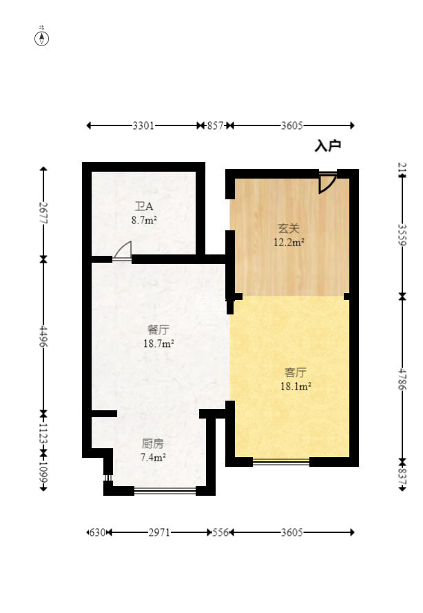 富兴时代御城  2室2厅2卫   90.00万