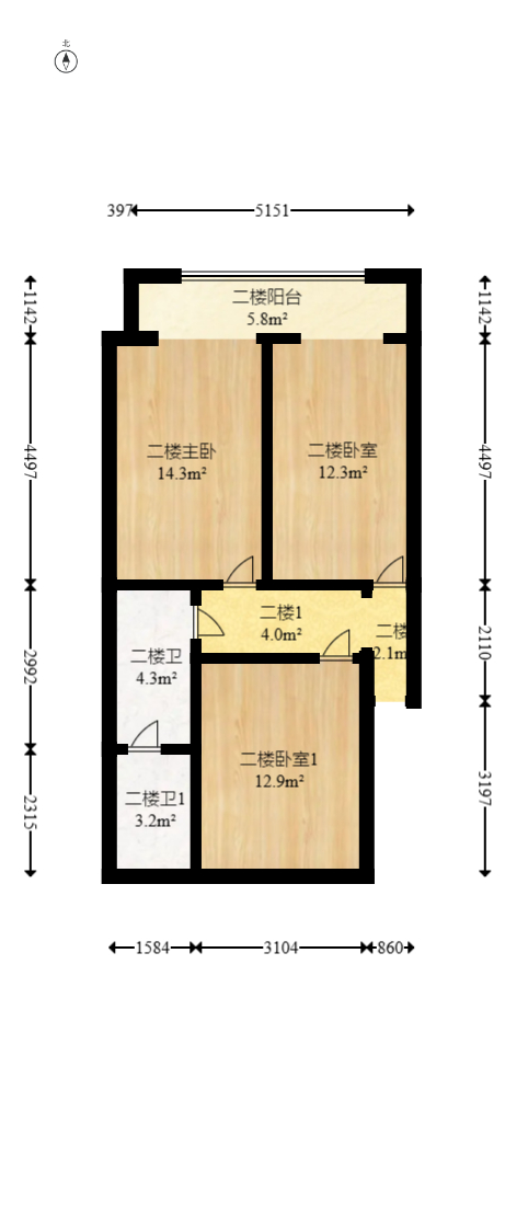 铂宫  1室1厅1卫   63.00万其他