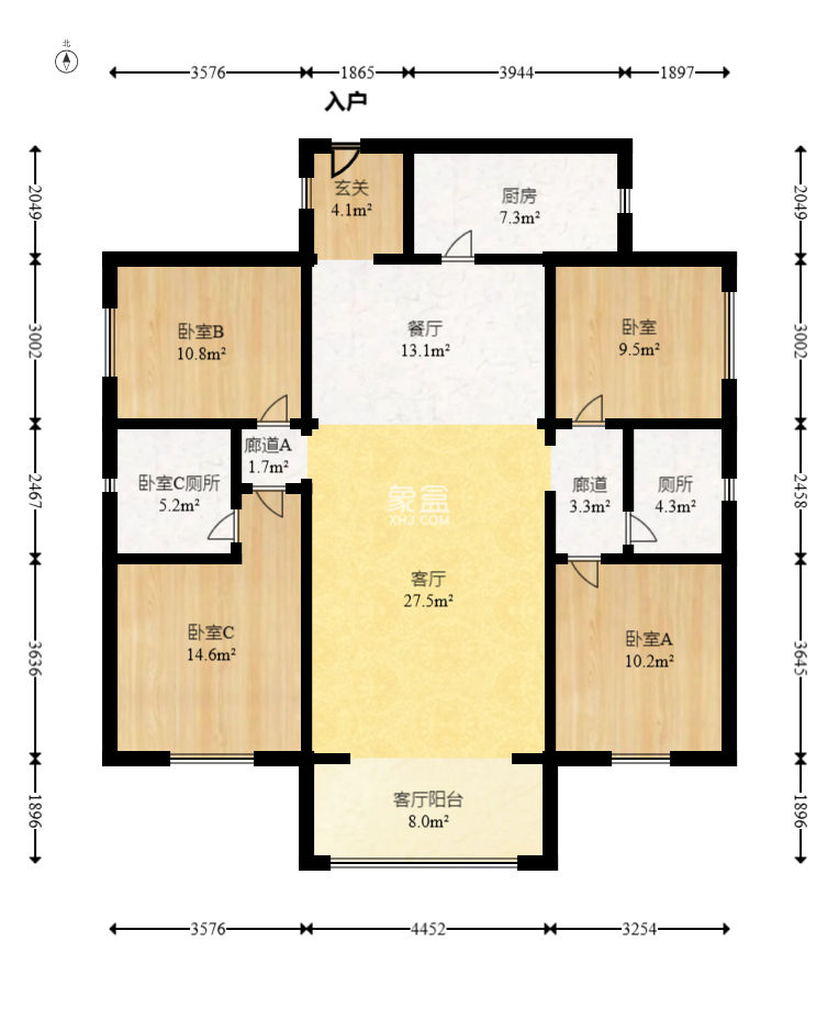 深业鹭栖府  4室2厅2卫   192.00万