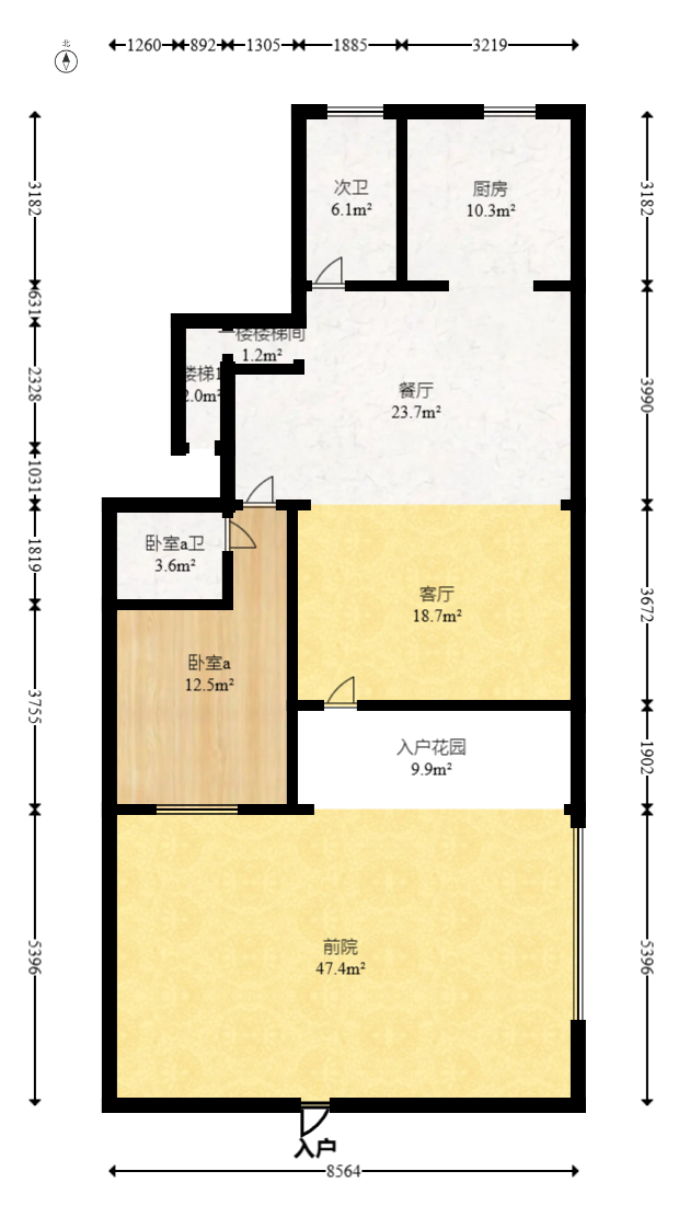 长沙溪山悦  5室2厅2卫   320.00万室内图1