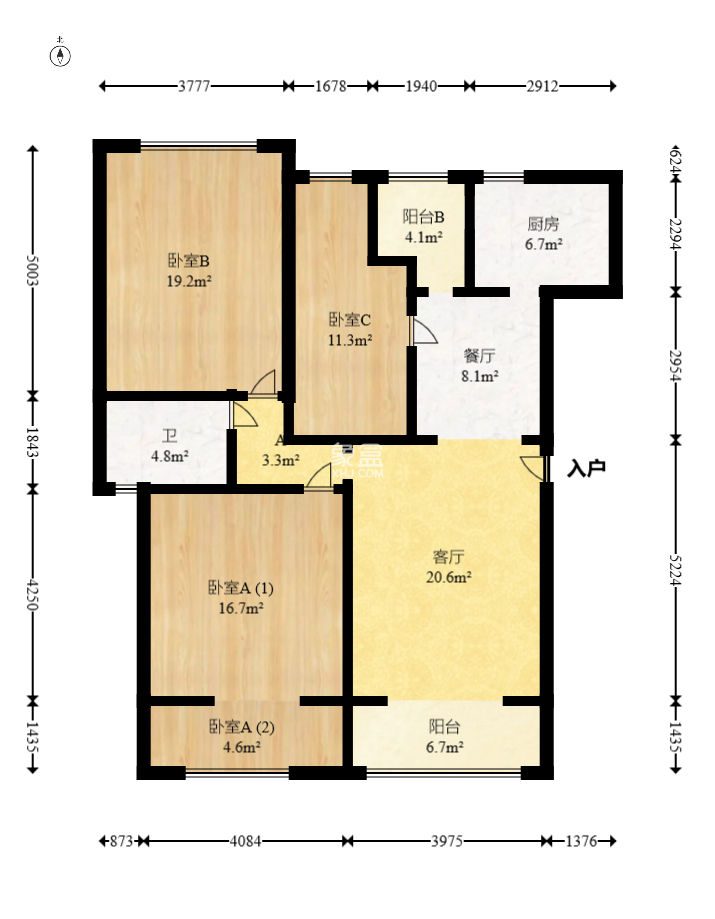 望兴景园一期  6室2厅2卫    138.0万
