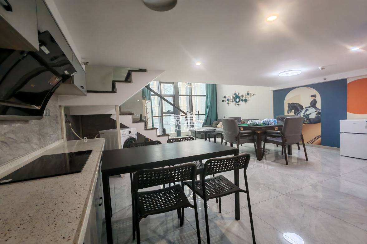 华远云玺公寓 2室2厅1卫 6000.0元/月 华远云玺公寓 2室2厅1卫 6000.0元/月室内图