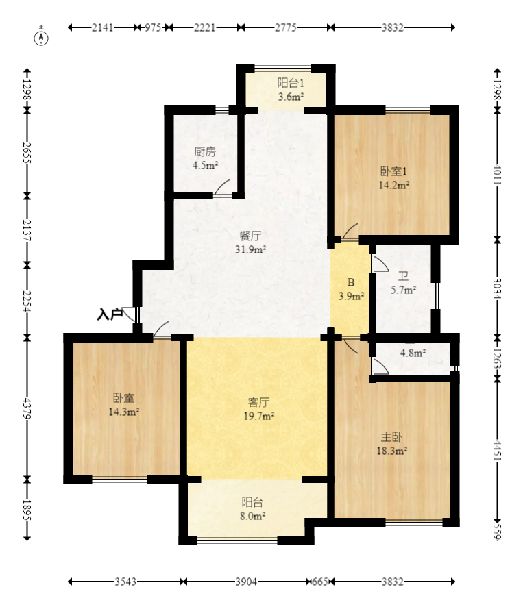 荣盛城  4室2厅2卫    89.8万 荣盛城  4室2厅2卫    89.8万户型图
