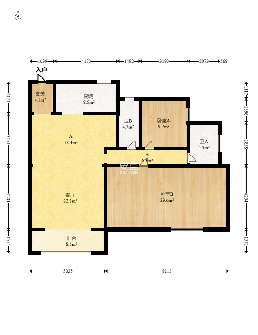 新家园  3室2厅2卫   78.80万