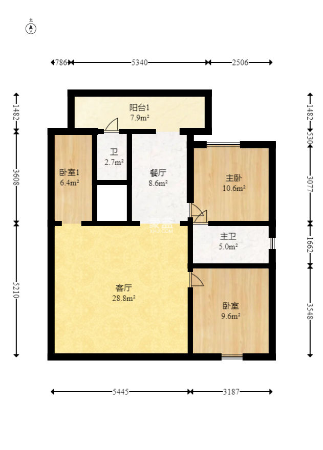 环城堤综合楼（产权如意街综合楼）  3室2厅2卫   139.00万