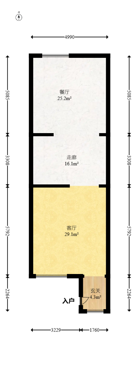 北辰中央公园A区  5室2厅4卫   568.00万室内图1